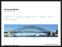 Tablet Screenshot of emigratingtooz.com
